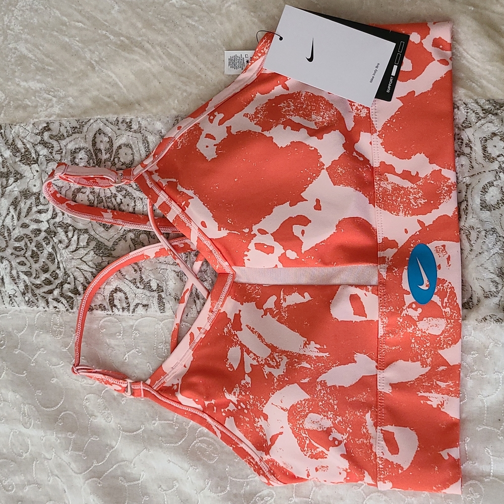 Nike Large Indy Icon Clash Light Support Padded Printed Sports Bra